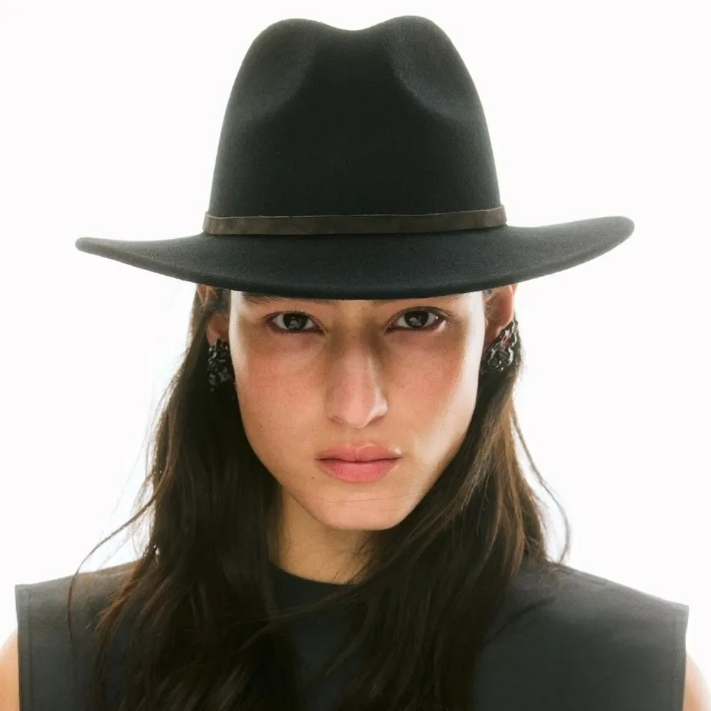 LORENA SARAVIA H&M WESTERN-INSPIRED WOOL HAT - Picture 3 of 6